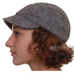 tweed bonnet cap